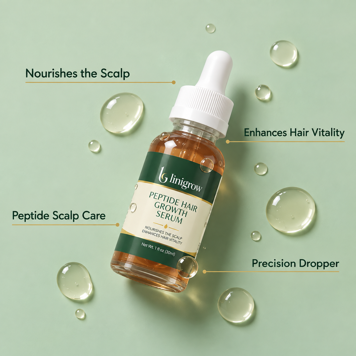 LINIGROW Peptide Hair Growth Serum